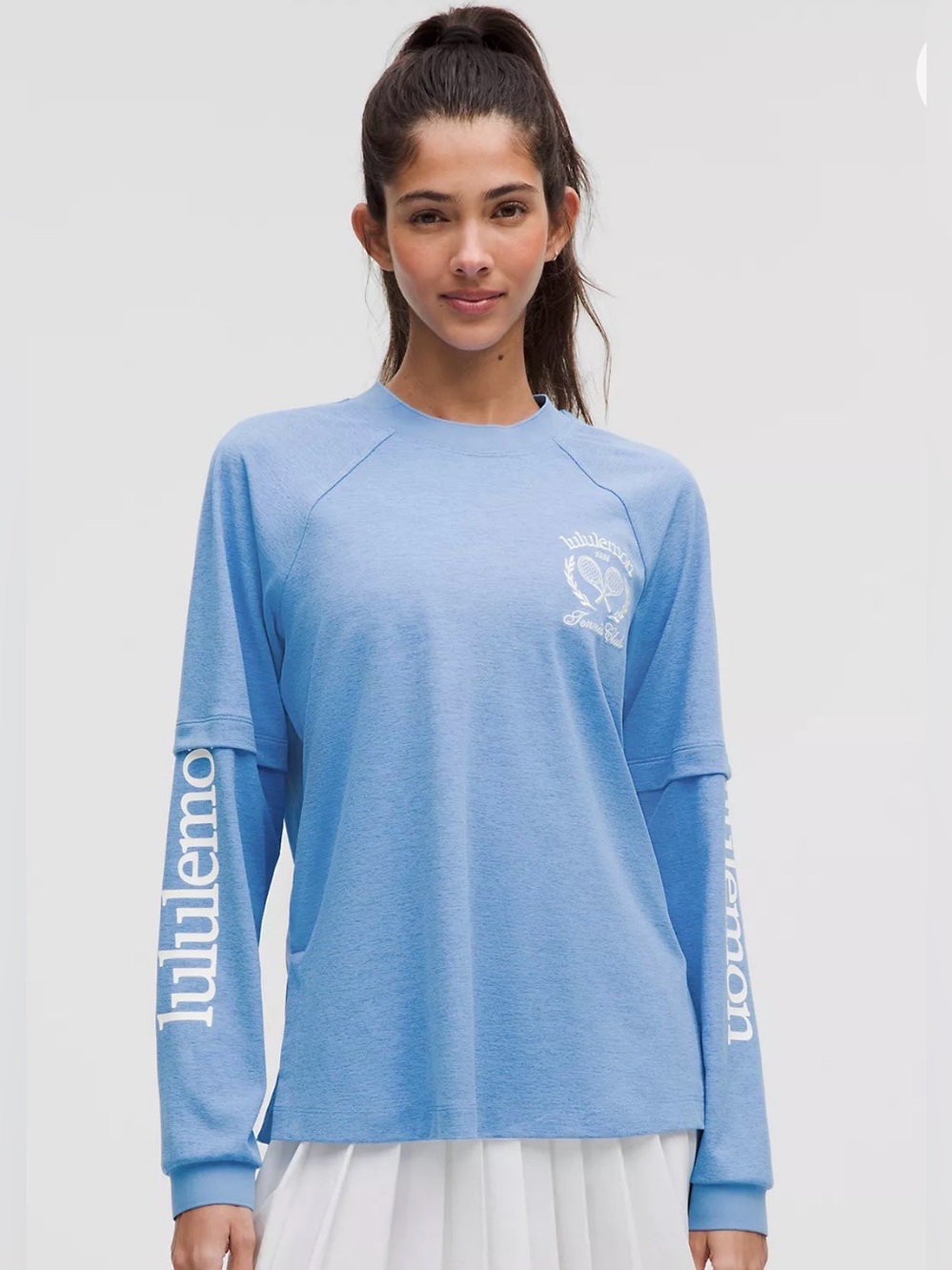 New w/Tags lululemon athletica Layered Long-Sleeve T-Shirt
Tennis Club Size 12